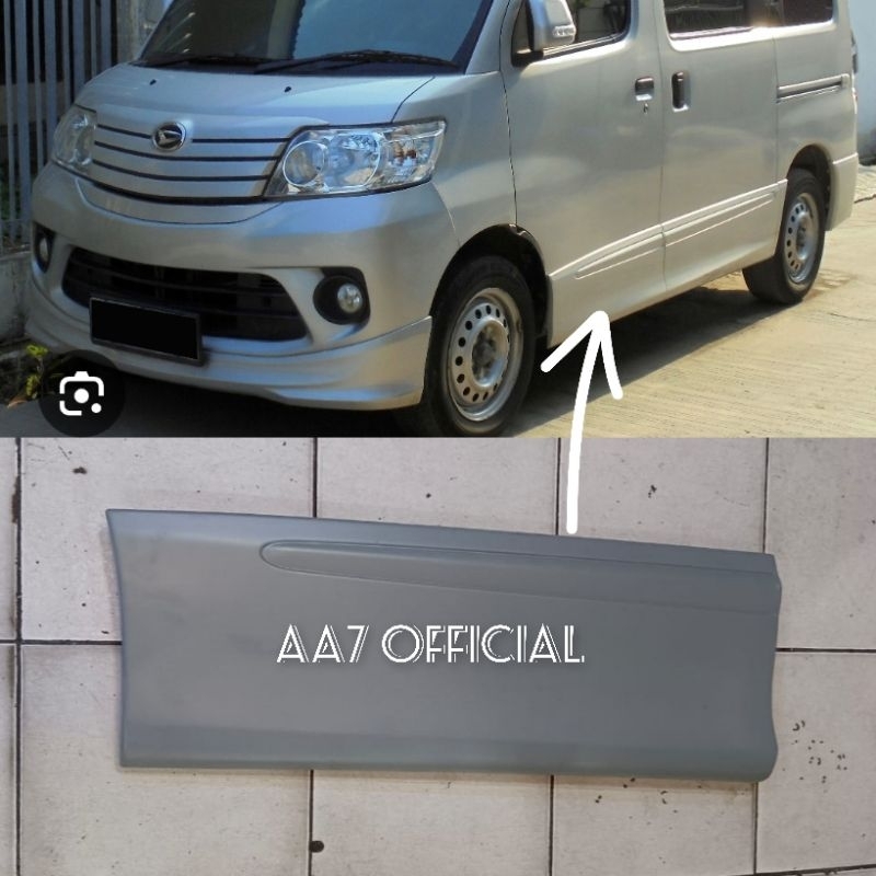 List body pintu daihatsu luxio