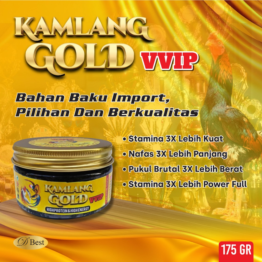 KAMLANG VVIP GOLD VVIP BEST 175gr KAMLANG GOLD AYAM SUPER THAILAND