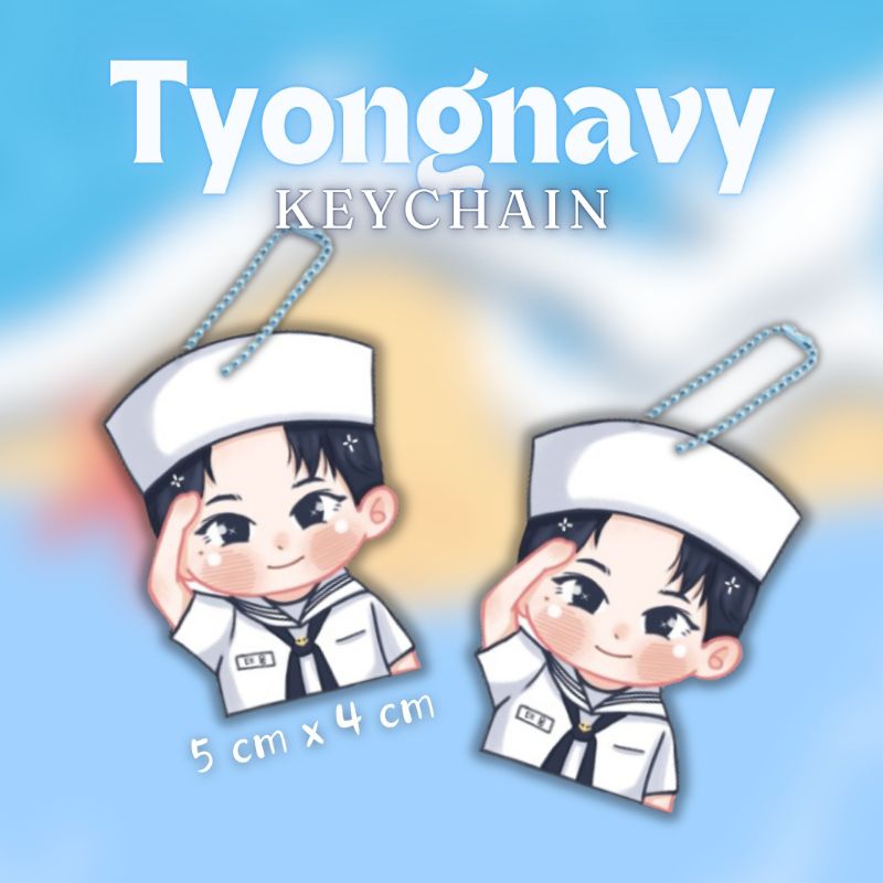 [READY STOCK] TYONGNAVY KEYCHAIN TAEYONG NCT