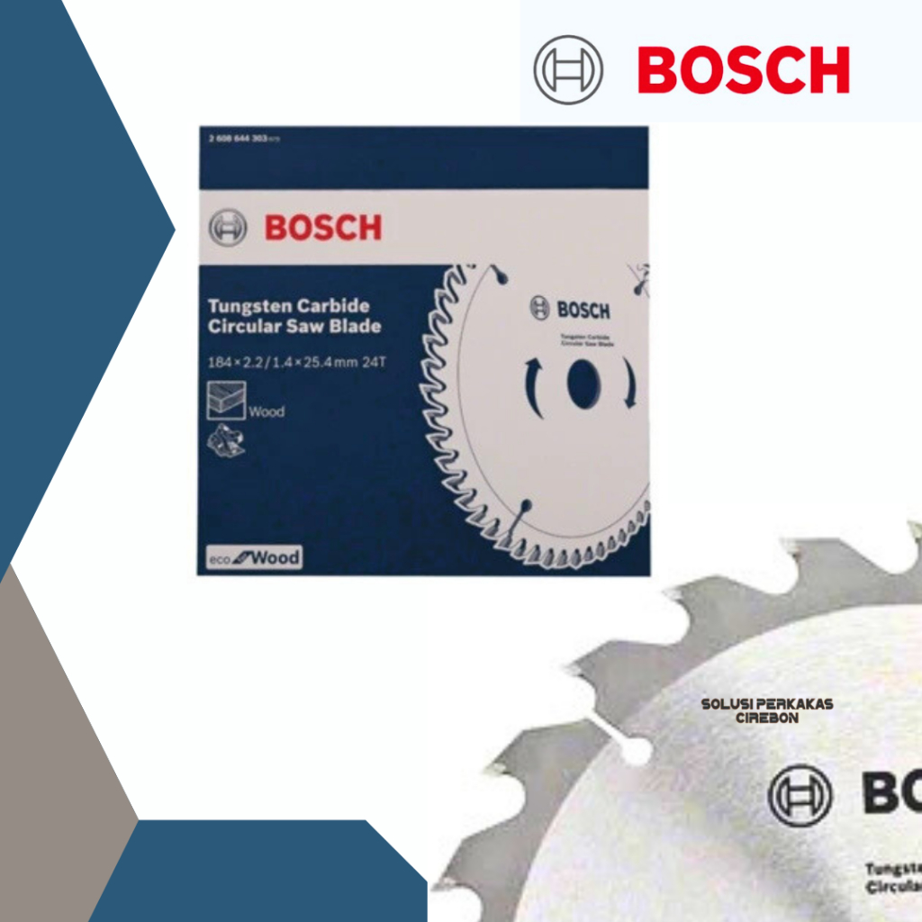 Bosch Mata Gergaji Kayu 7 x 24 T - Bosch Circular Saw 7" - Circular Saw Blade 7 inch Mata Circle