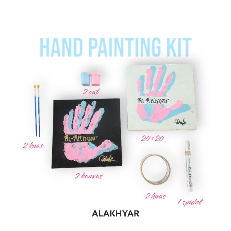 

Kanvas Lukis Hand Painting Kit