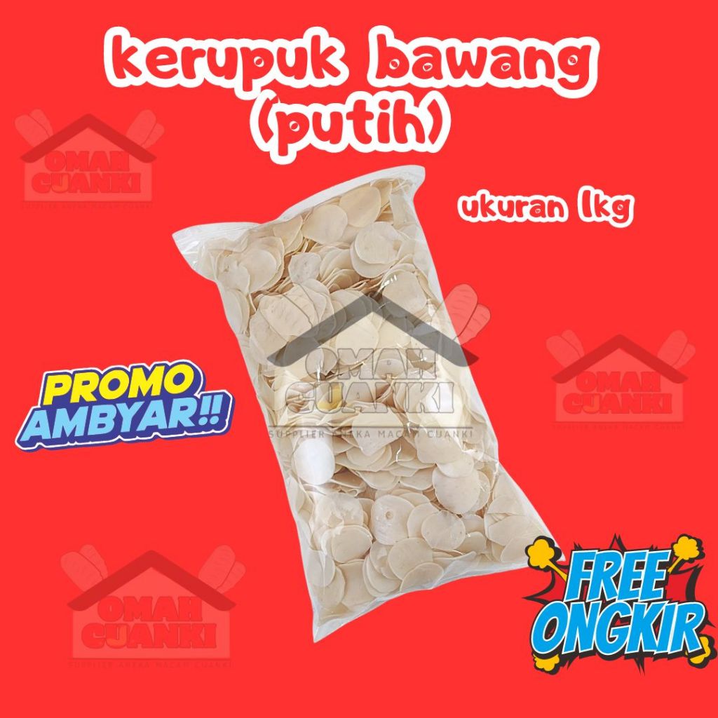 

Kerupuk Seblak Bawang Putih 1 Kg