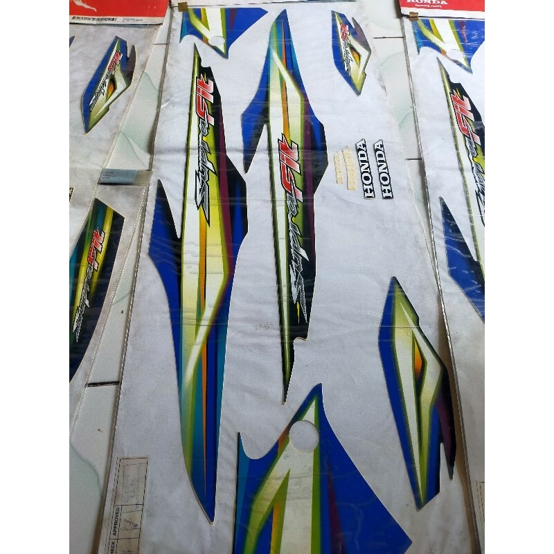 striping sticker Honda Supra fit STRIPE 2 BLUE 871X0 KTL 690ZB original