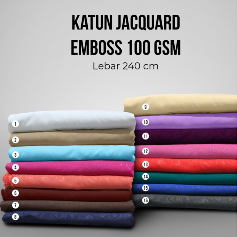 Kain Jacquard Emboos Untuk Sprei/Bedcover  Grosir Termurah