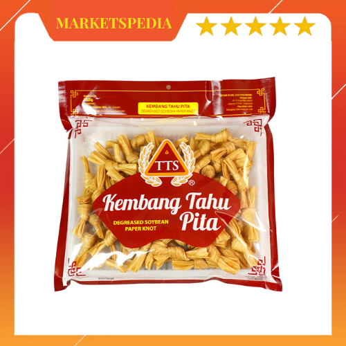 

TTS Kembang tahu pita kering 150 gram/350 gram - soybean paper knot / shabu2 hotpot KECIL