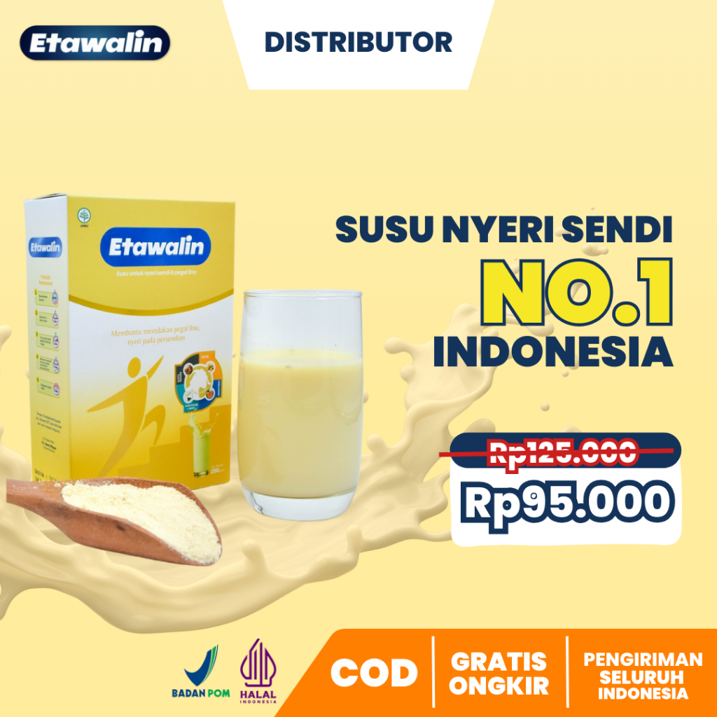 

Susu Kambing Etawa Asli Indonesia Etawalin untuk Mengatasi Nyeri Sendi Nyeri Otot Pegal Linu Asam Urat Kebas Kesemutan Kolestrol dengan Bahan Herbal Alami