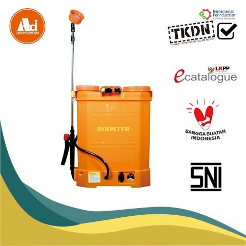 Booster Tangki Sprayer Electric One | 2IN1 Ukuran 16 Liter Alat Semprotan Desinfektan Hama Padi Kebu