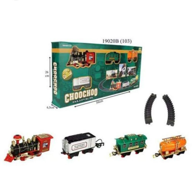 EVOTOYS PALEMBANG || MAINAN KERETA API UAP NEW CHOOCHOO BESAR