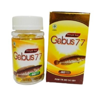 MINYAK IKAN GABUS 77 ISI 60 KAPSUL