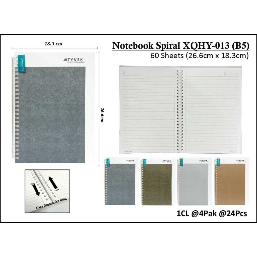map binder looseleaf B5 ring tarik kiri kanan terbaru wengu isi 60 lembar polos atau karakter xqhy 0