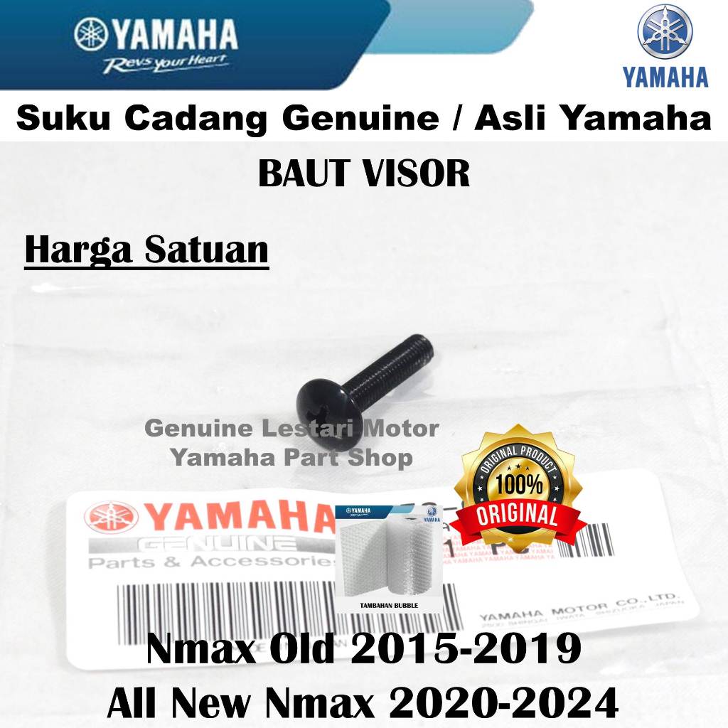 Baut Visor Motor Lexi Nmax 2020 N Max Old Asli Yamaha Surabaya