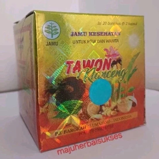 Tawon Klanceng Kapsul Original Berhologram Maju Sukses