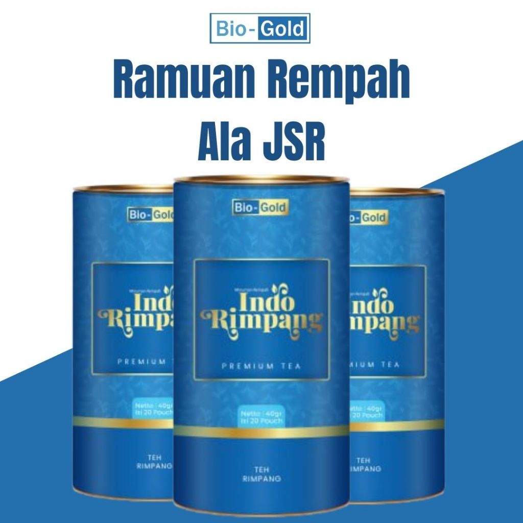 

Bundling 3 Pcs Teh Rimpang Premium Bio Gold Teh Celup Ramuan Jsr Herbal Alami 100% 40 gr