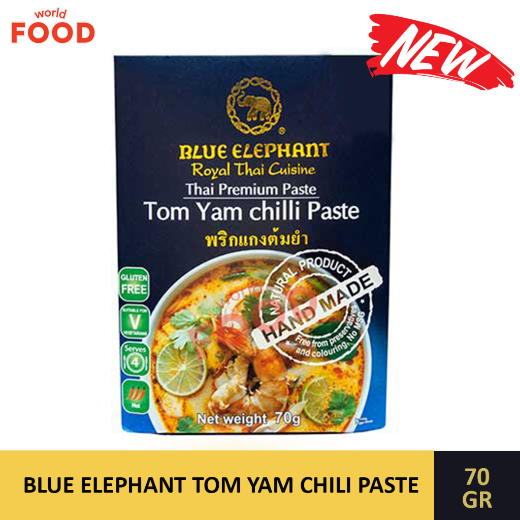 

BLUE ELEPHANT TOM YAM CHILI PASTE 70 GR