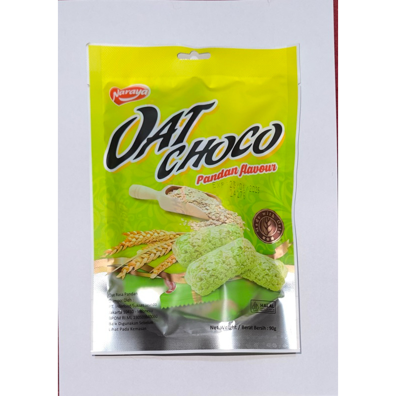 

Naraya Oat Choco Pandan 90g