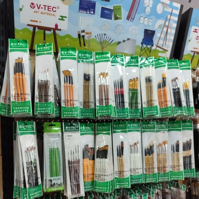 

Kuas Lukis V-TEC { PART 3 } Kuas Lukis V-TEC { PART 3 } Painting Brush VT-310 VT-6004 VT-7712 VT-121 VT-996 VT-818