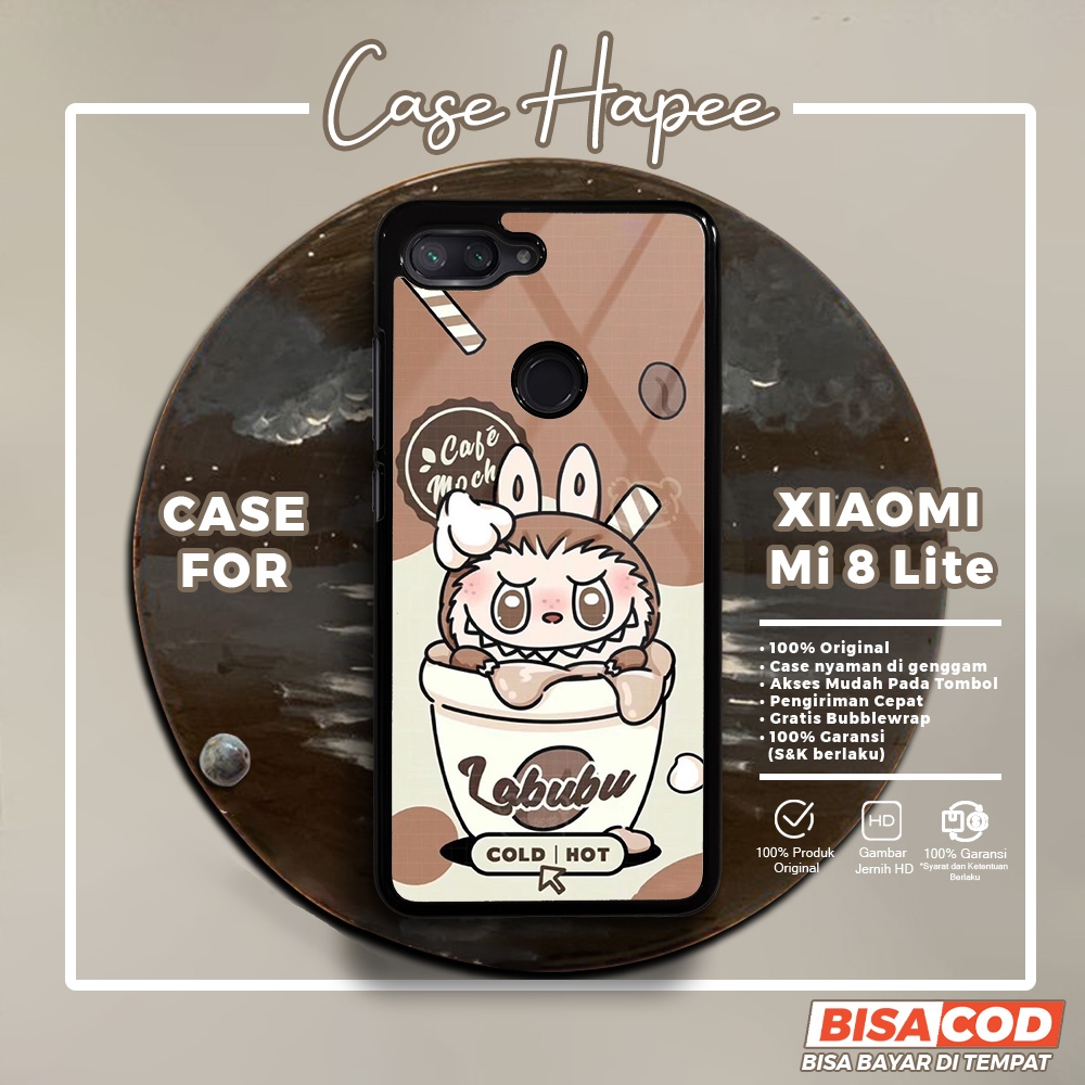 Case Xiaomi Mi 8 Lite Casing Xiaomi Mi 8 Lite [LBBU] Casehapee Case Glossy Case Aesthetic Custom Cas
