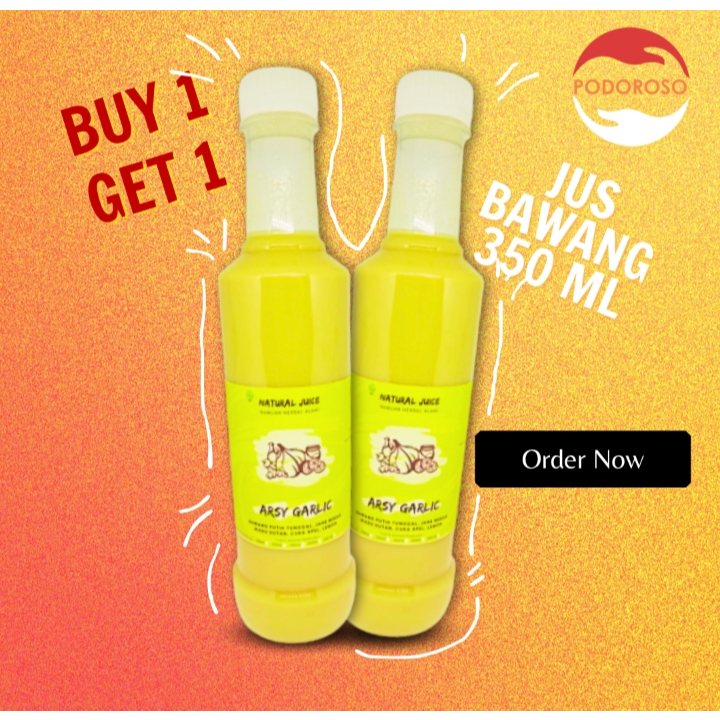 

Garlic Juice/Jus Herbal Bawang Putih BUY 1 GET 1.Kemasan 350ml