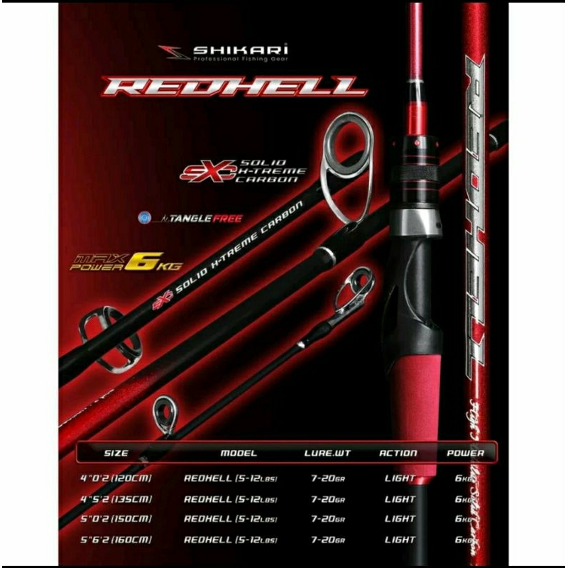 JORAN PaNCING SHIKARI REDHELL CARBON SOLID 135cm