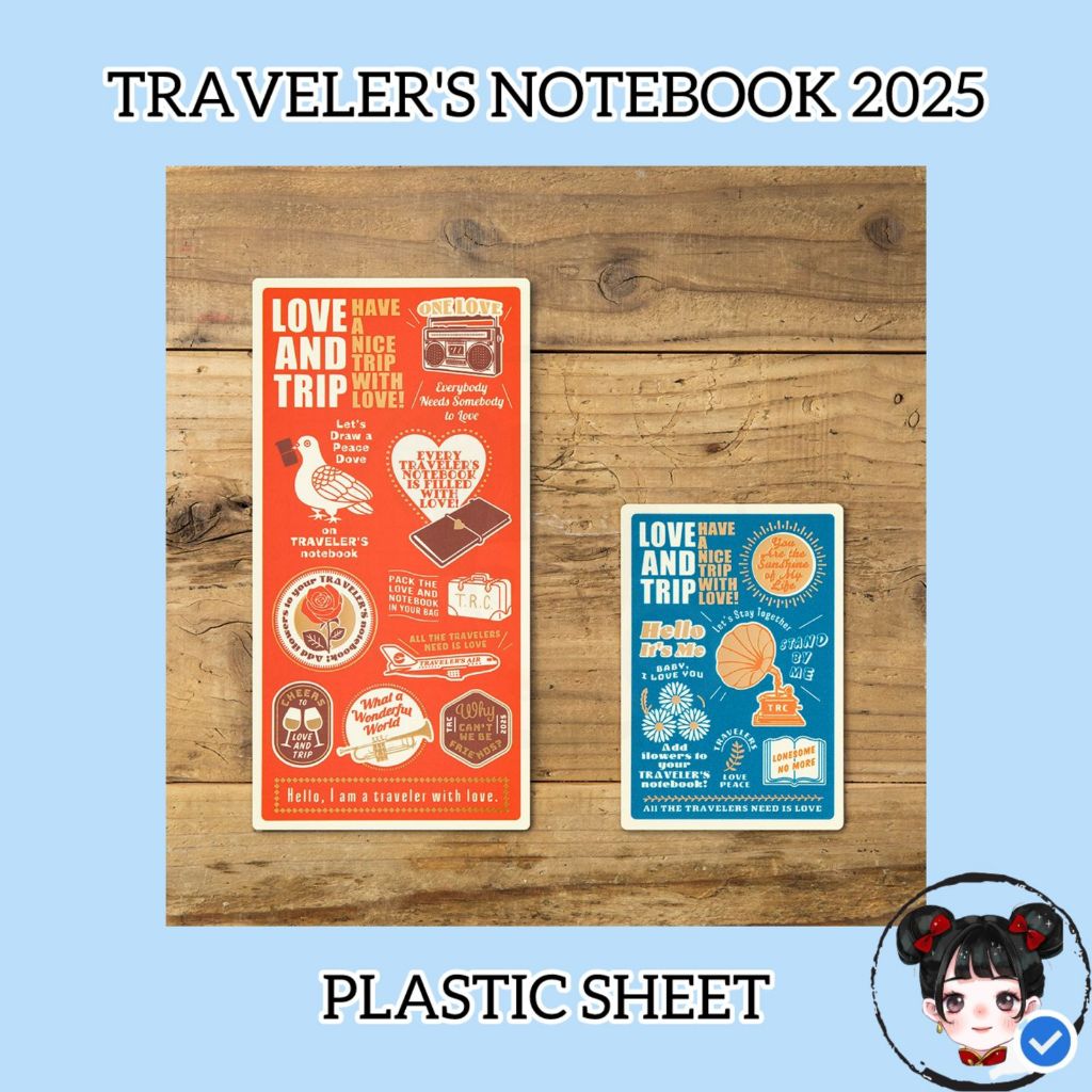 

Travelers Notebook 2025 Plastic Sheet (Ready)