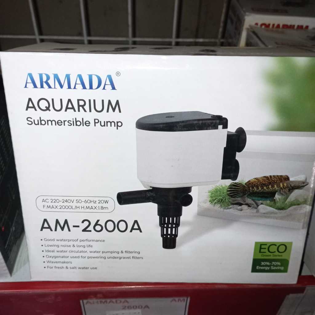 POMPA AQUARIUM ARMADA AM 2600 A PUMP ARMADA POMPA AQUARIUM