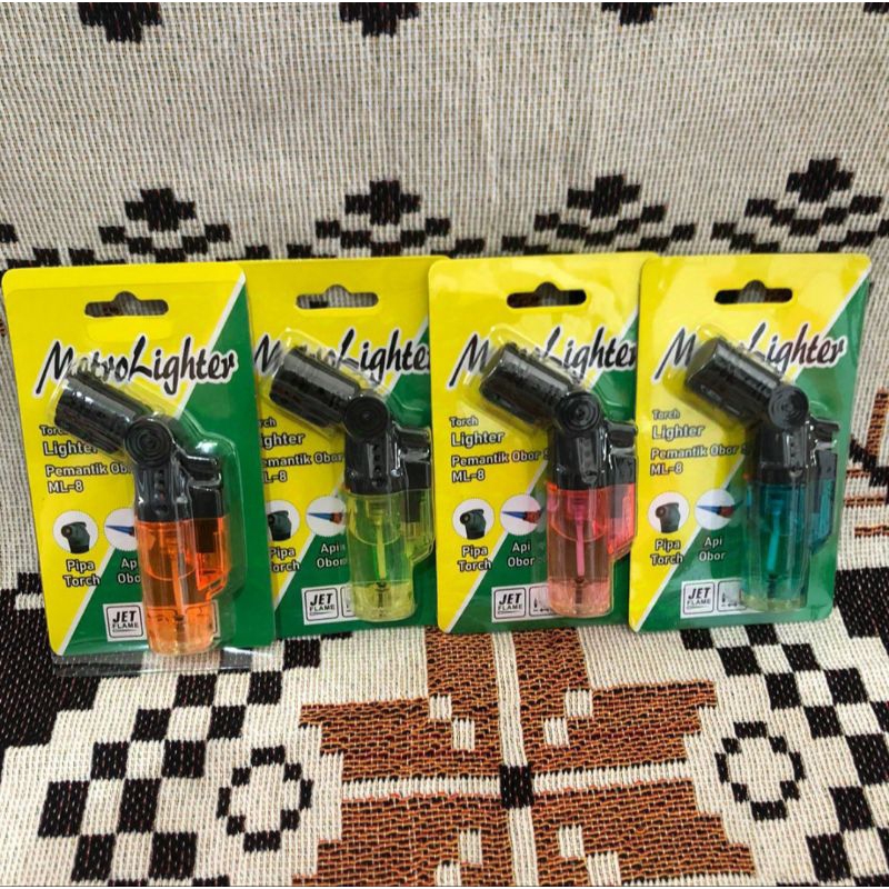korek gas pemantik obor serbaguna / torch zet /torch lighter kecil praktis