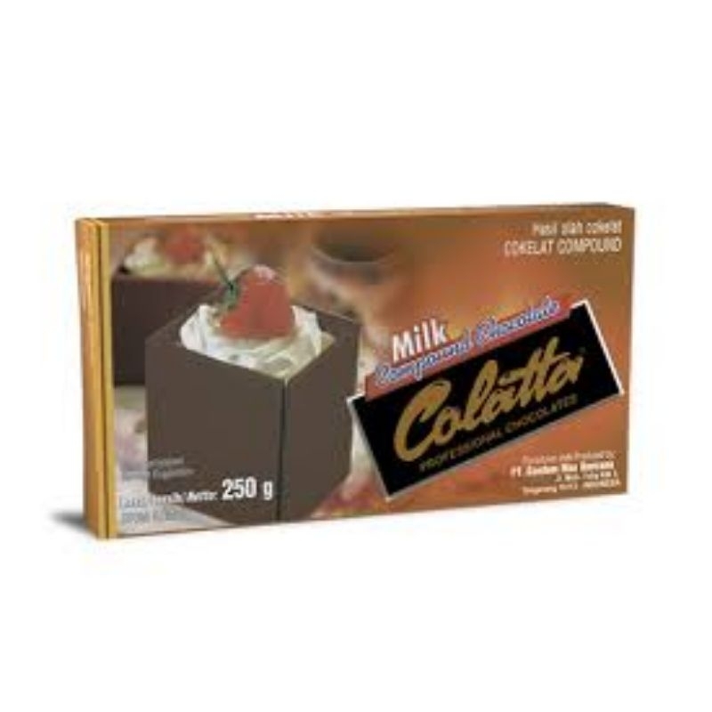 

Colatta Milk Compound Chocolate / Coklat batang compound MILK 250gr