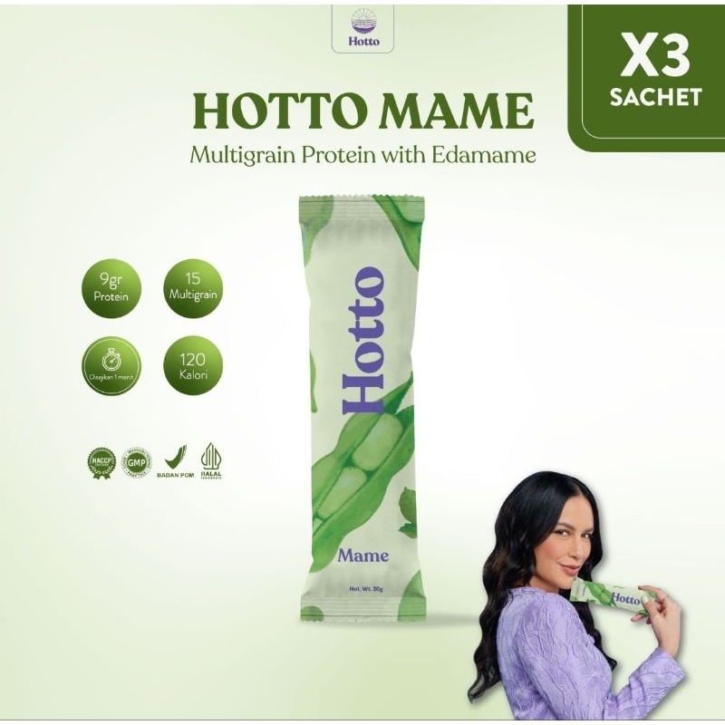 

HOTTO MAME 3 SACHET MULTIGRAIN PROTEIN WITH EDAMAME