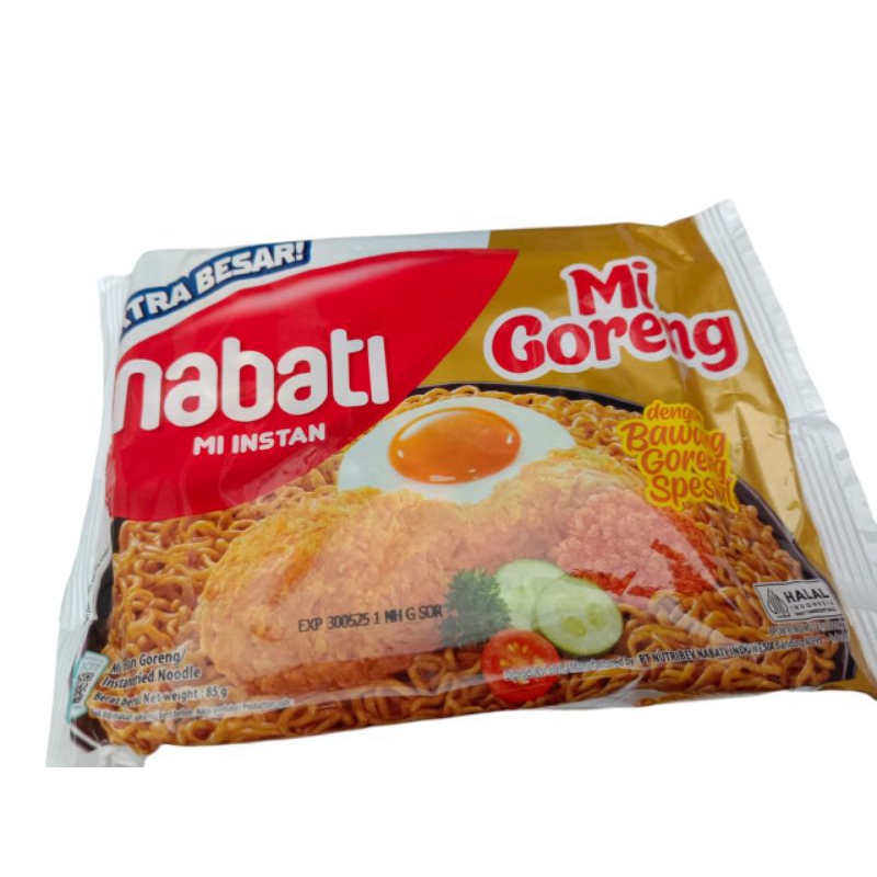 

Mi goreng nabati mie instan 85g