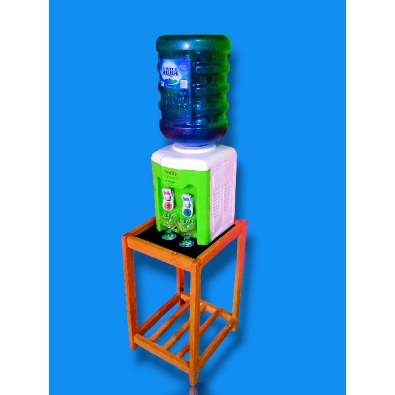 rak dispenser kayu/rak galon/rak serbaguna/rak galon simpel