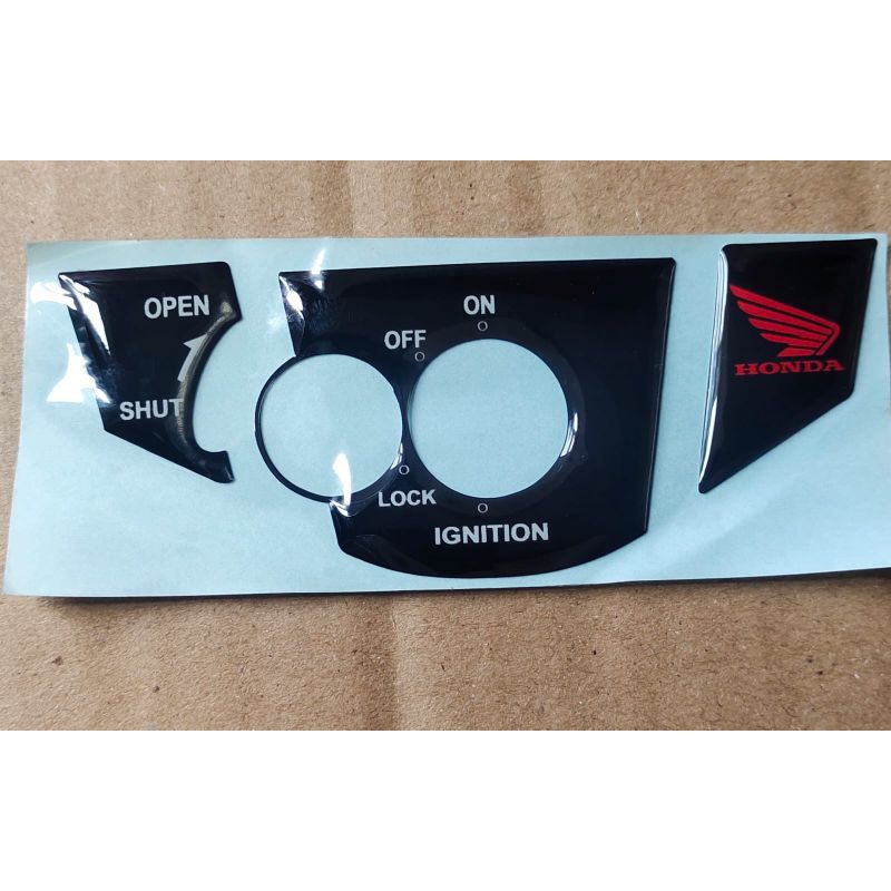 Stiker Emblem Tutup kunci CBR, CBR old, Verza