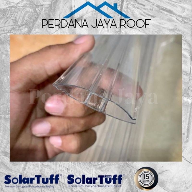 LIST H || SAMBUNGAN SOLARFLAT POLYCARBONAT || SAMBUNGAN H