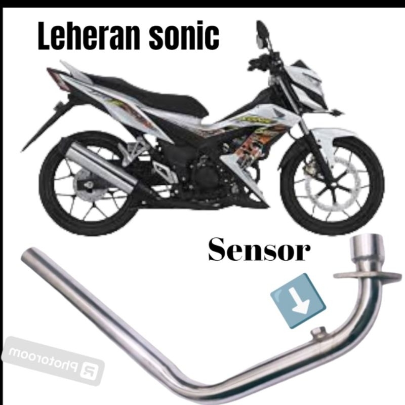 LEHERAN KNALPOT HONDA SONIC 150 CC/Supra GTR STANDAR ORIGINAL