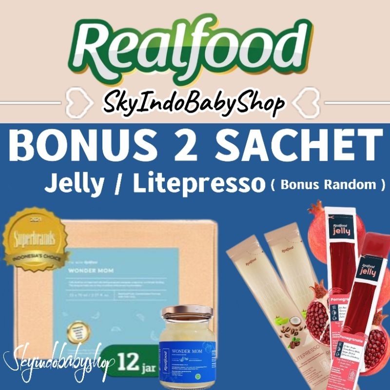 

Realfood Wonder Mom 12 Jar Bonus 2 Sachet ( Minuman Sarang Burung Walet ) Bpom Halal