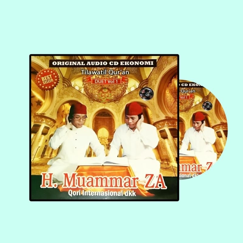 LENGKAP FULL BOX-KASET CD TILAWATIL QURAN QORI H MUAMMAR ZA SARITILAWAH-KASET CD TILAWAH KH MUAMMAR 