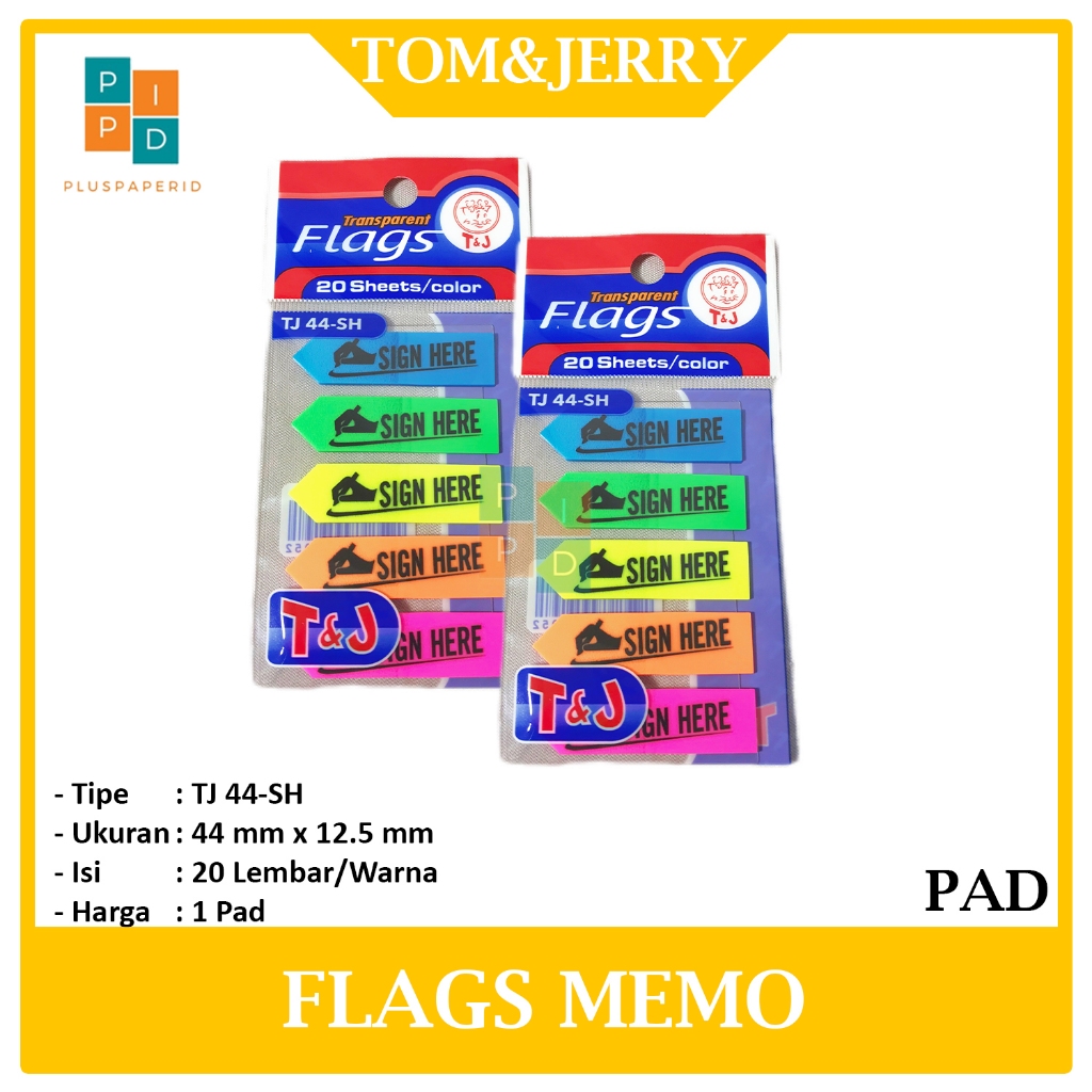 

TOM & JERRY - Flags Transparent TJ 44-SH - PAD