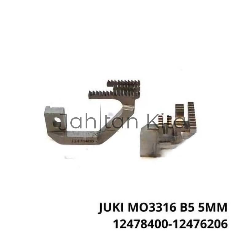 12478400 12476206 JUKI MO3316 Benang 5 5MM Gigi Mesin Jahit Obras