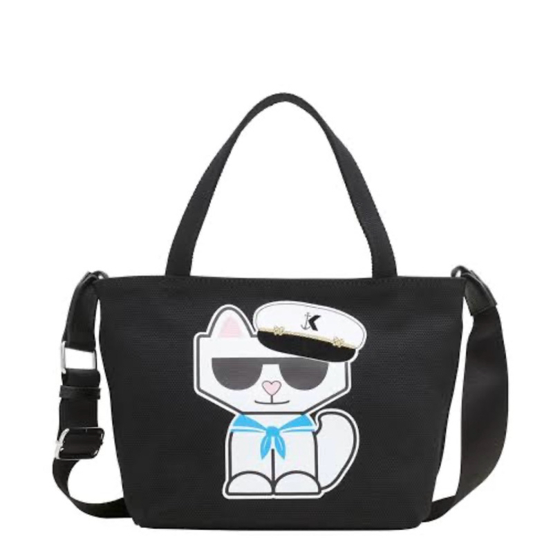 karl lagerfeld mini tote canvas