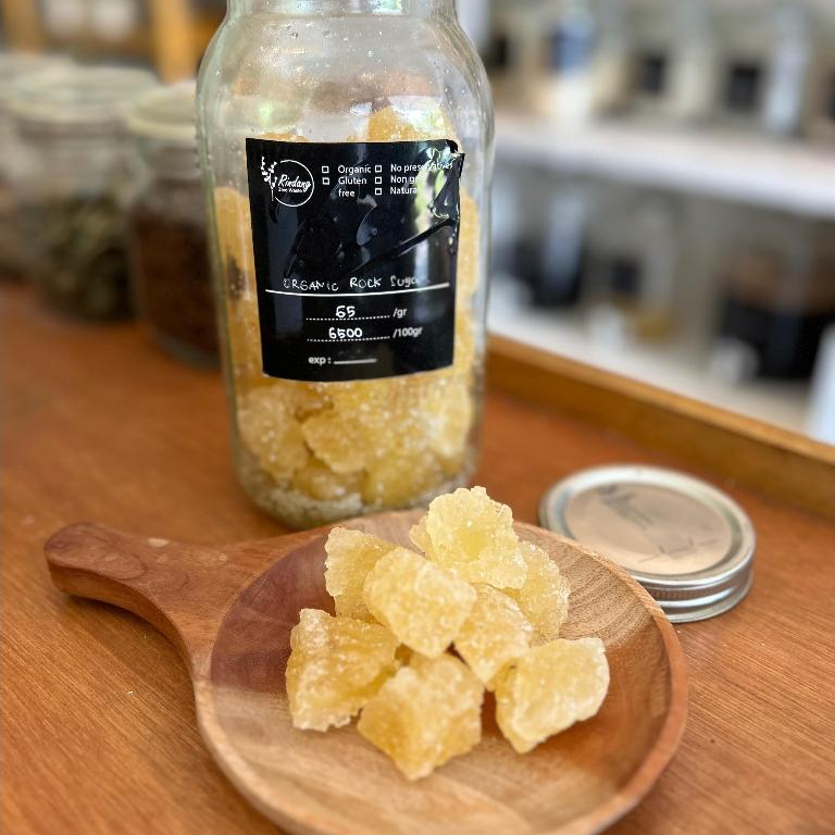 

organic rock sugar 100 gram