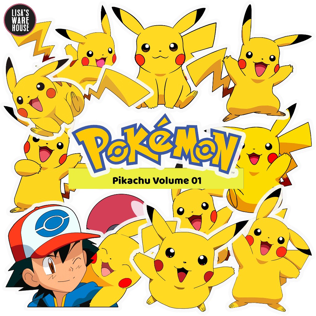 

Sticker Pikachu Volume 01