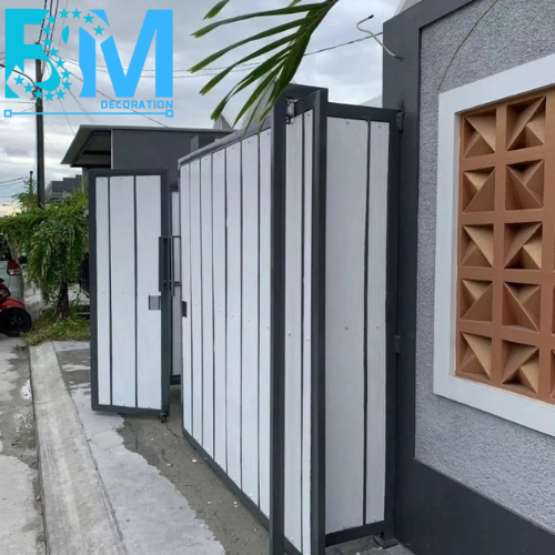 pagar garasi rumah minimalis BSM decoration