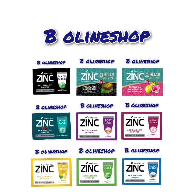 SHAMPOO ZINC SACHET RENCENG