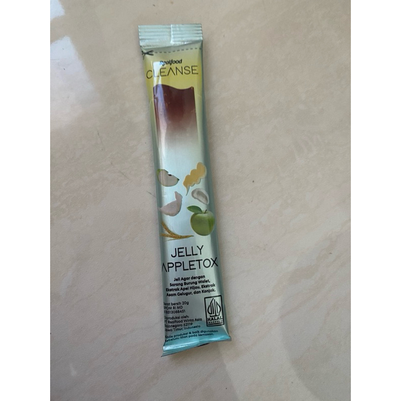 

Realfood Jelly Appletox per piece satuan jelly sarang burung walet
