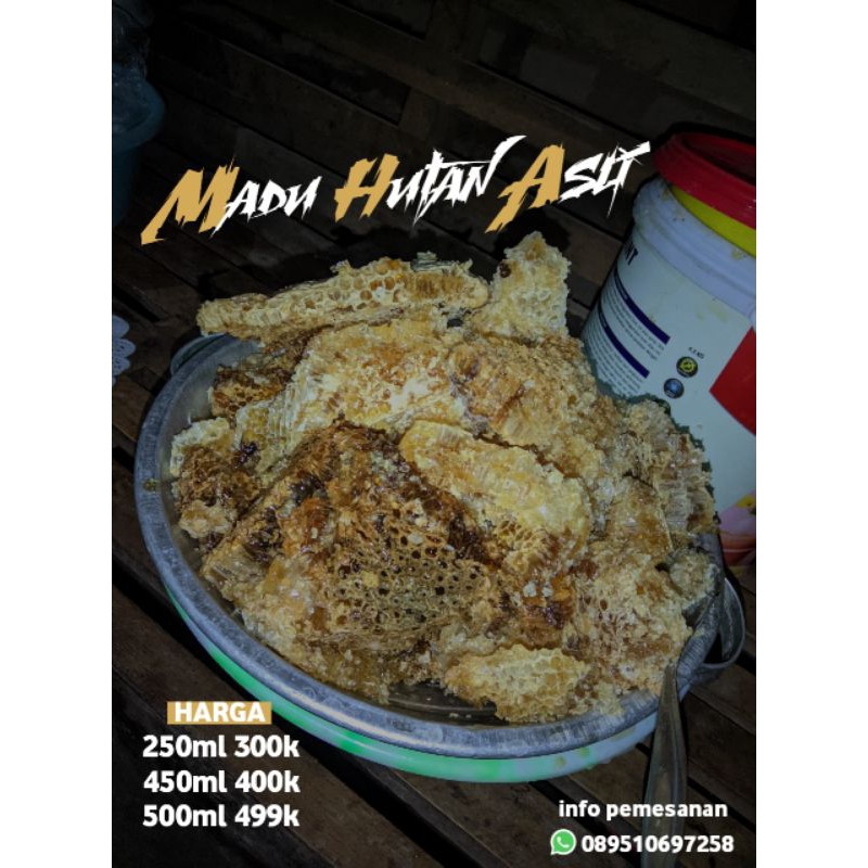 

Madu hutan ASLI-stok terbatas