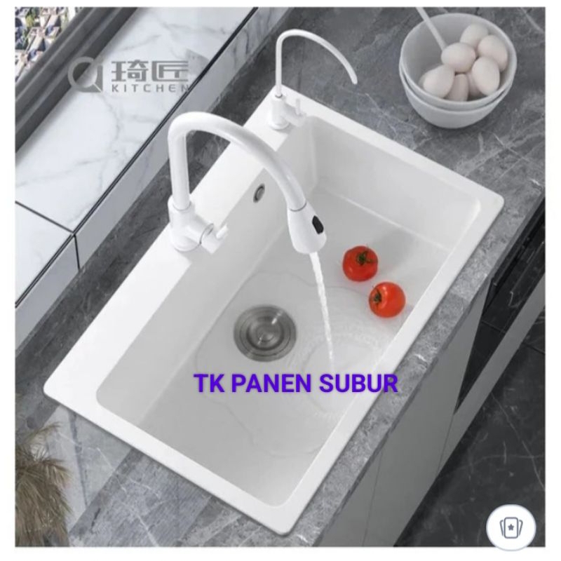Kitchen Sink Granit onan 6146 bak cuci piring Granit minimalis
