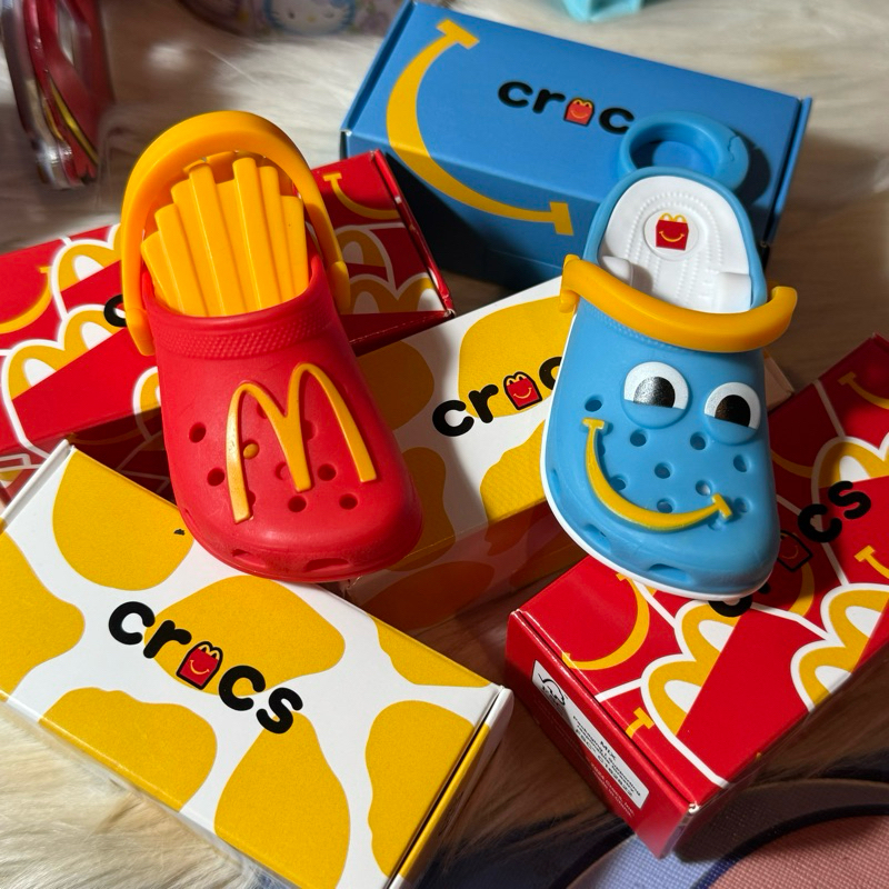 ready happy meal mcd mcdonald’s x crocs