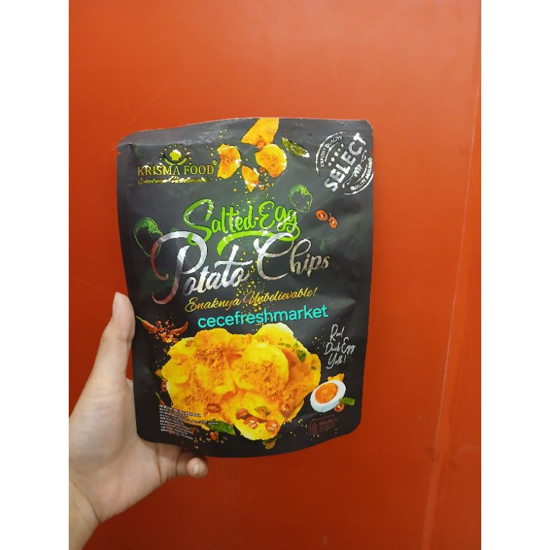 

Jual snack potato chip dan skin fish krisma food pack 60 gr