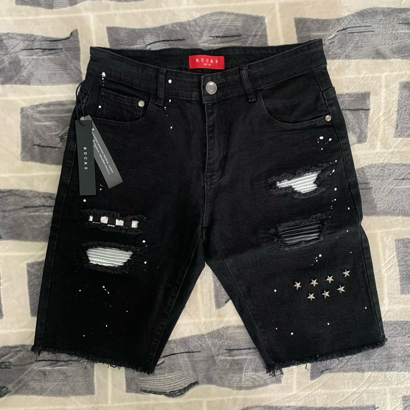 [2 Artiel] Size 29 Rucas Season 9 Grand Combination Short Black & Size 32 Rucas Season 1 C-1 Black D