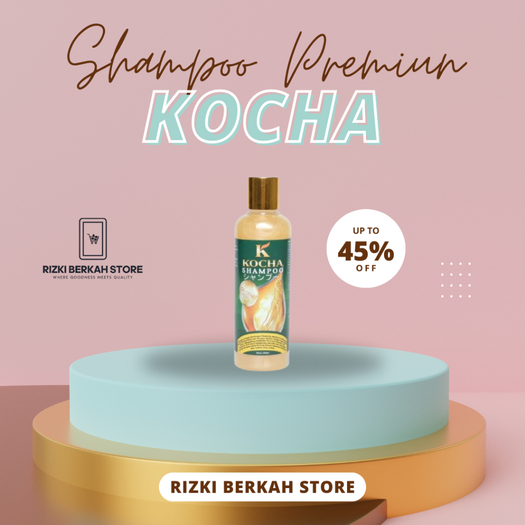 Sampo Anti Ketombe Basah dan Rambut Rontok Paling Ampuh Kocha Shampoo Premium 250ml Original Murah