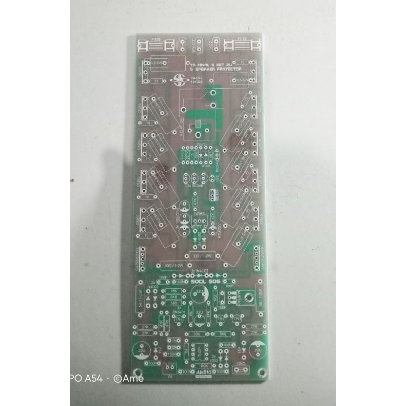 PCB SOCL 506 5 Set 2U & Speaker Protector FR4  PA060F
